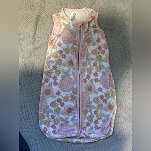 Gerber Floral Sleep Sack - Pink and Yellow